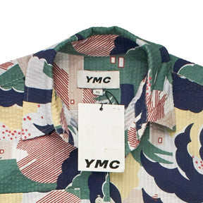 YMC Green/Multi Seersucker Shirt