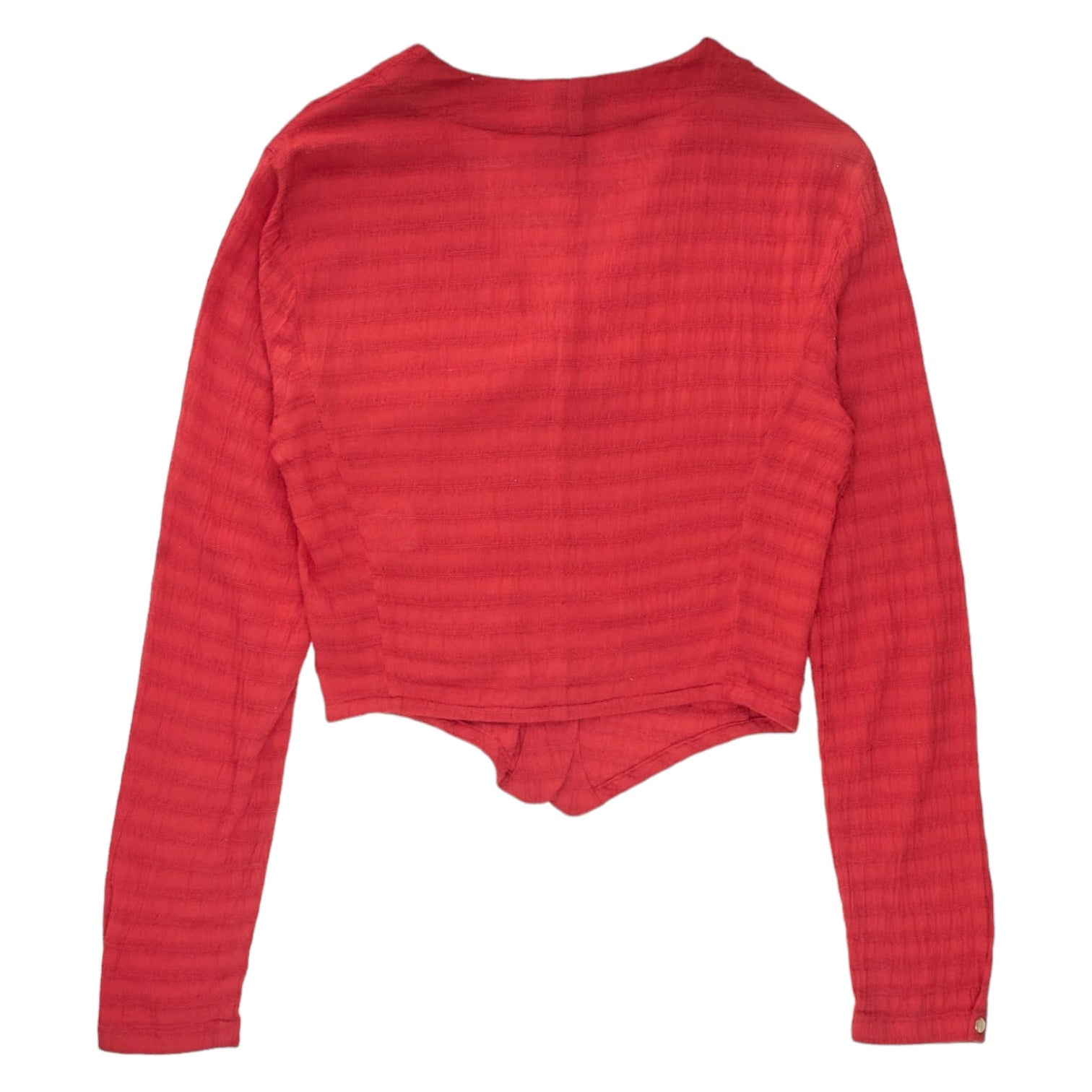 YMC Red Seersucker Top