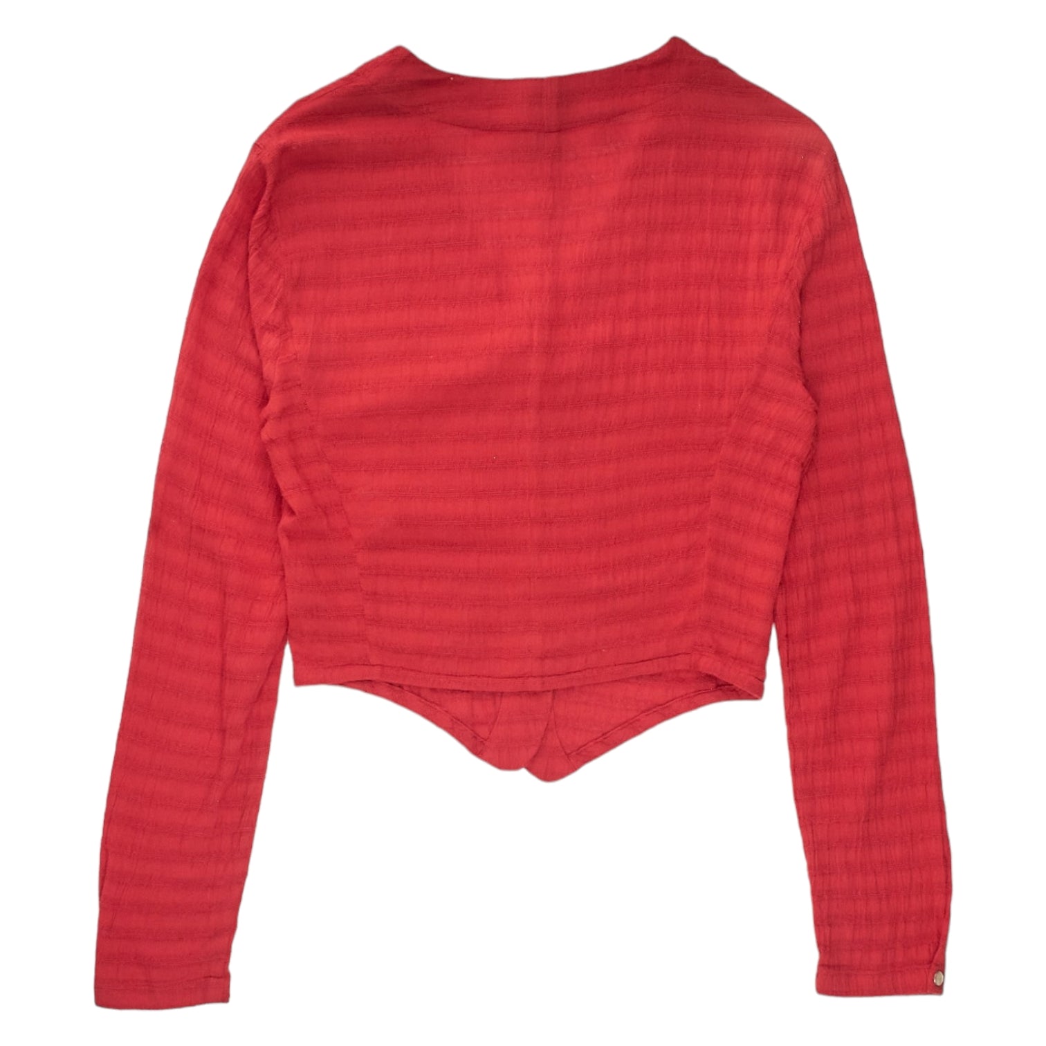 YMC Red Seersucker Top