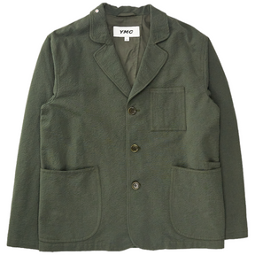 YMC Green Seersuckers Scuttlers Jacket