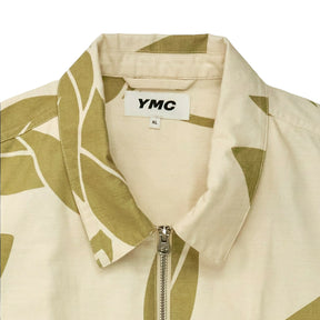 YMC Cream/Green Print Bay Jacket