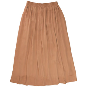 Uniqlo Brown Gathered Long Skirt