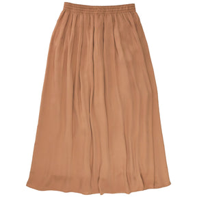 Uniqlo Brown Gathered Long Skirt