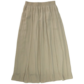 Uniqlo Cream Gathered Long Skirt