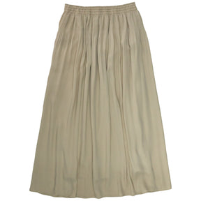 Uniqlo Cream Gathered Long Skirt