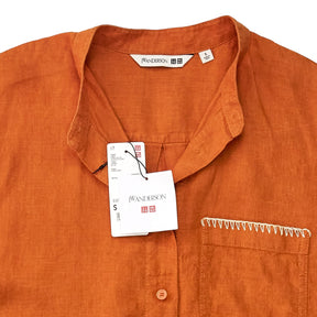 JWA X UNIQLO Orange Stand Collar Shirt