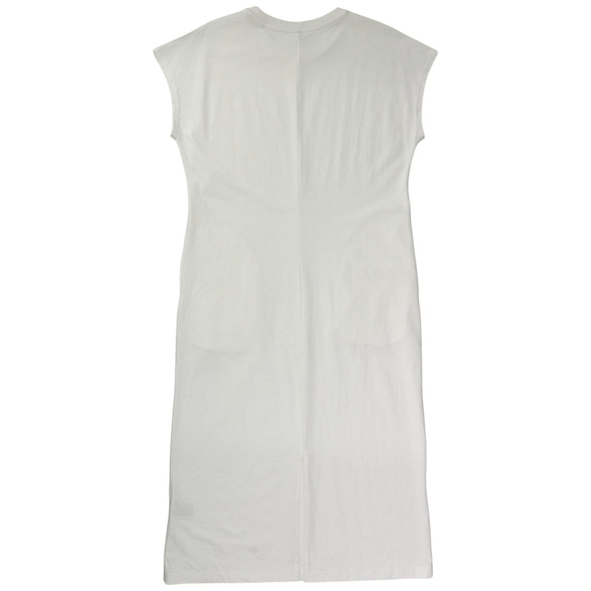 UNIQLO White Sleeveless Jersey T Dress