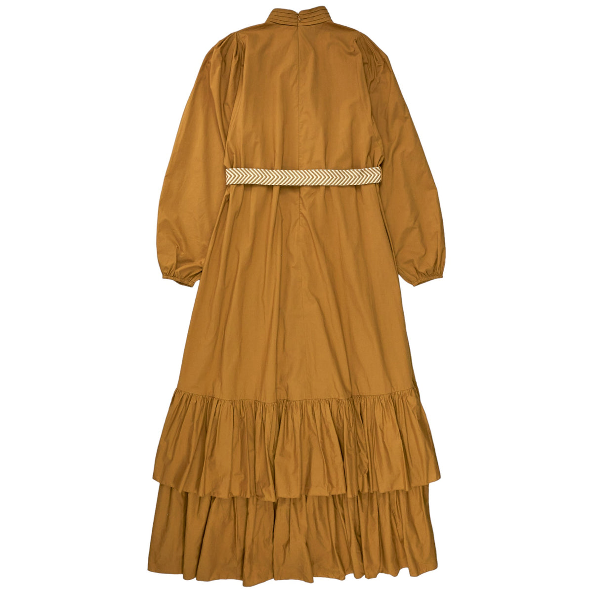 Tigerlily Tobacco Joni High Neck Midi Dress