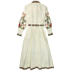 Tigerlily Cream Nimali Midi Dress