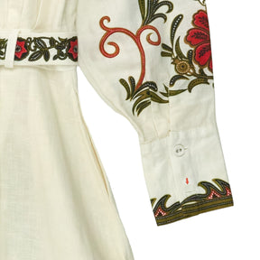 Tigerlily Cream Nimali Midi Dress