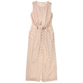 Sunset Lover Cream Cut-Out Tie Dress