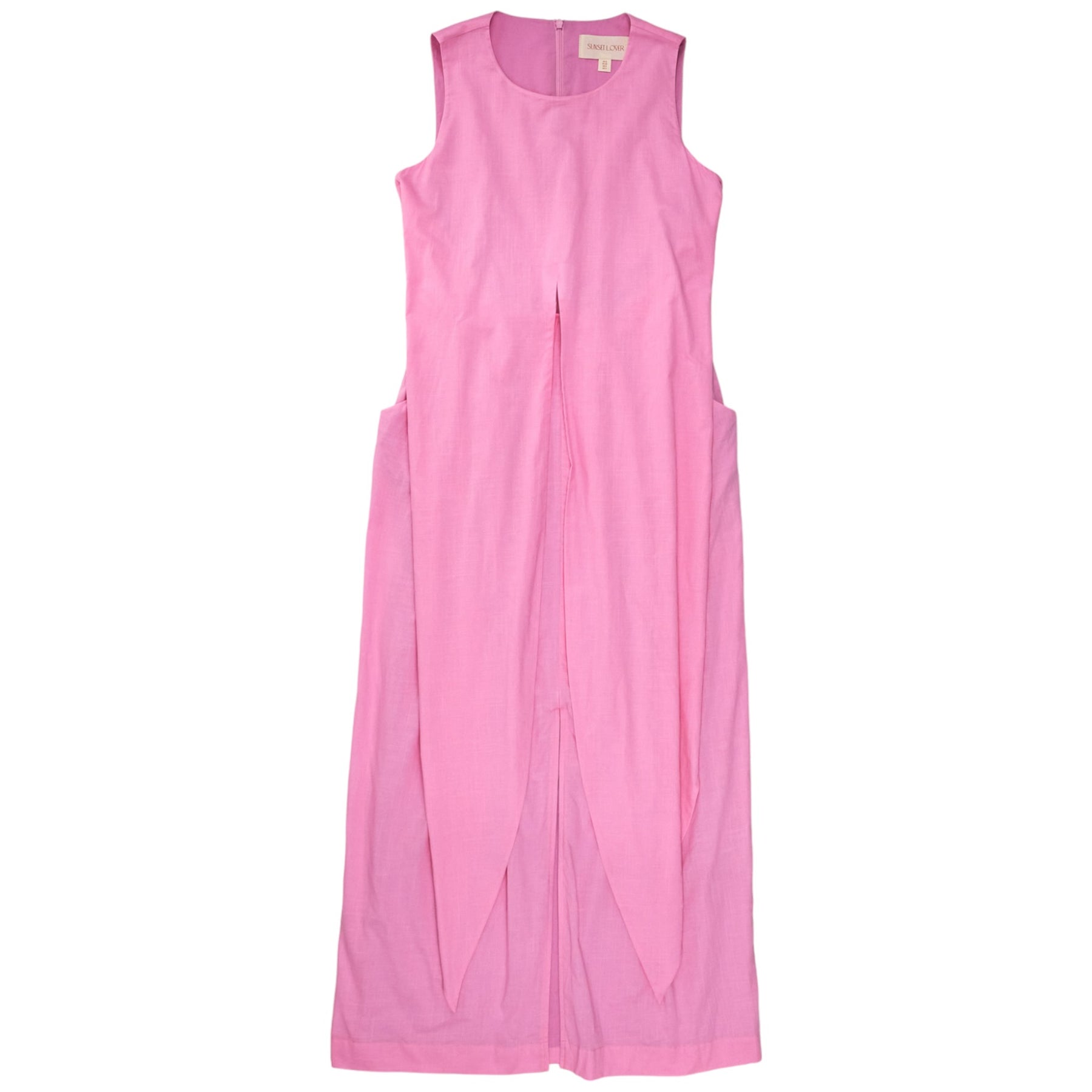 Sunset Lover Pink Cut-Out Dress