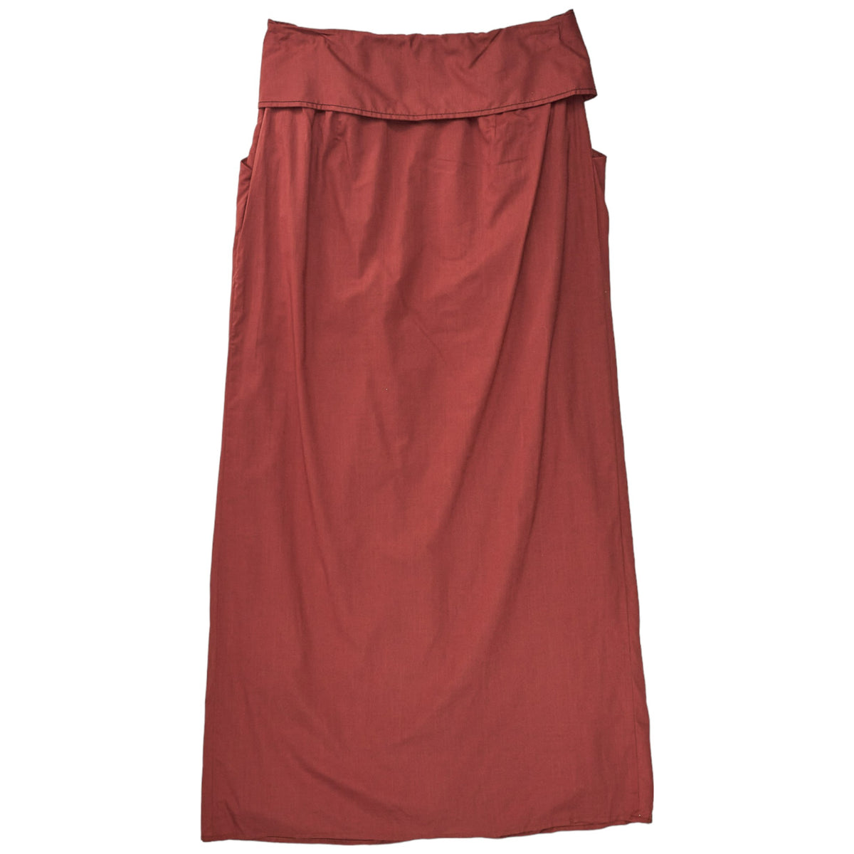 Sunset Lover Cinnamon Split Midi Skirt