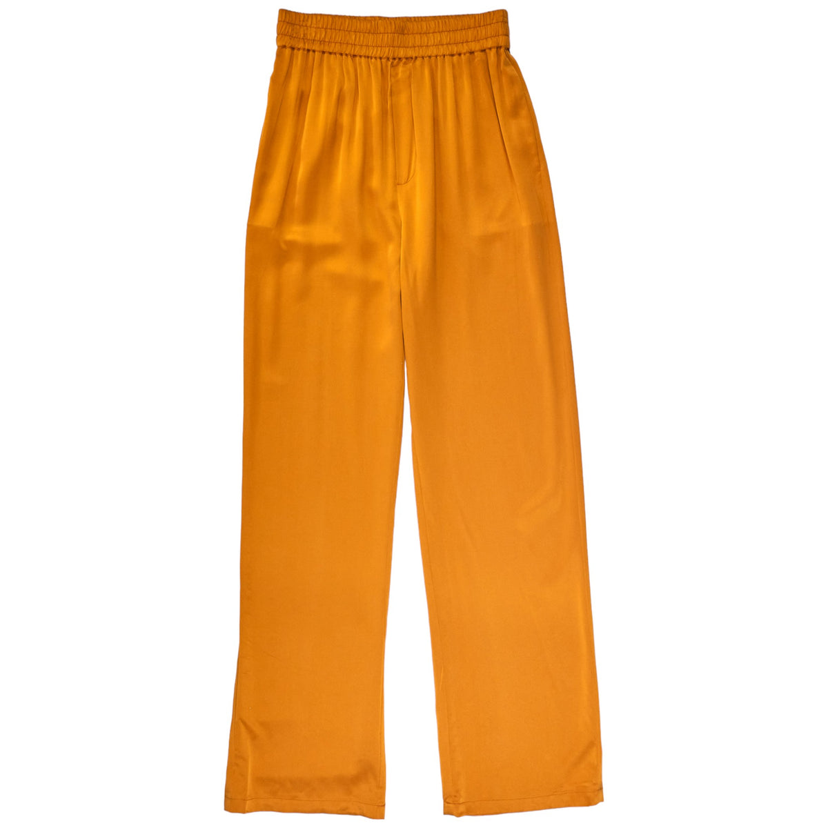 Sunset Lover Orange Silk Trousers