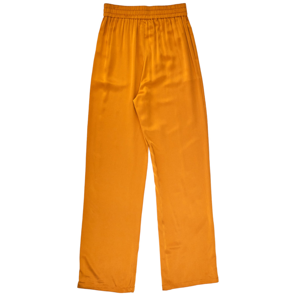 Sunset Lover Orange Silk Trousers