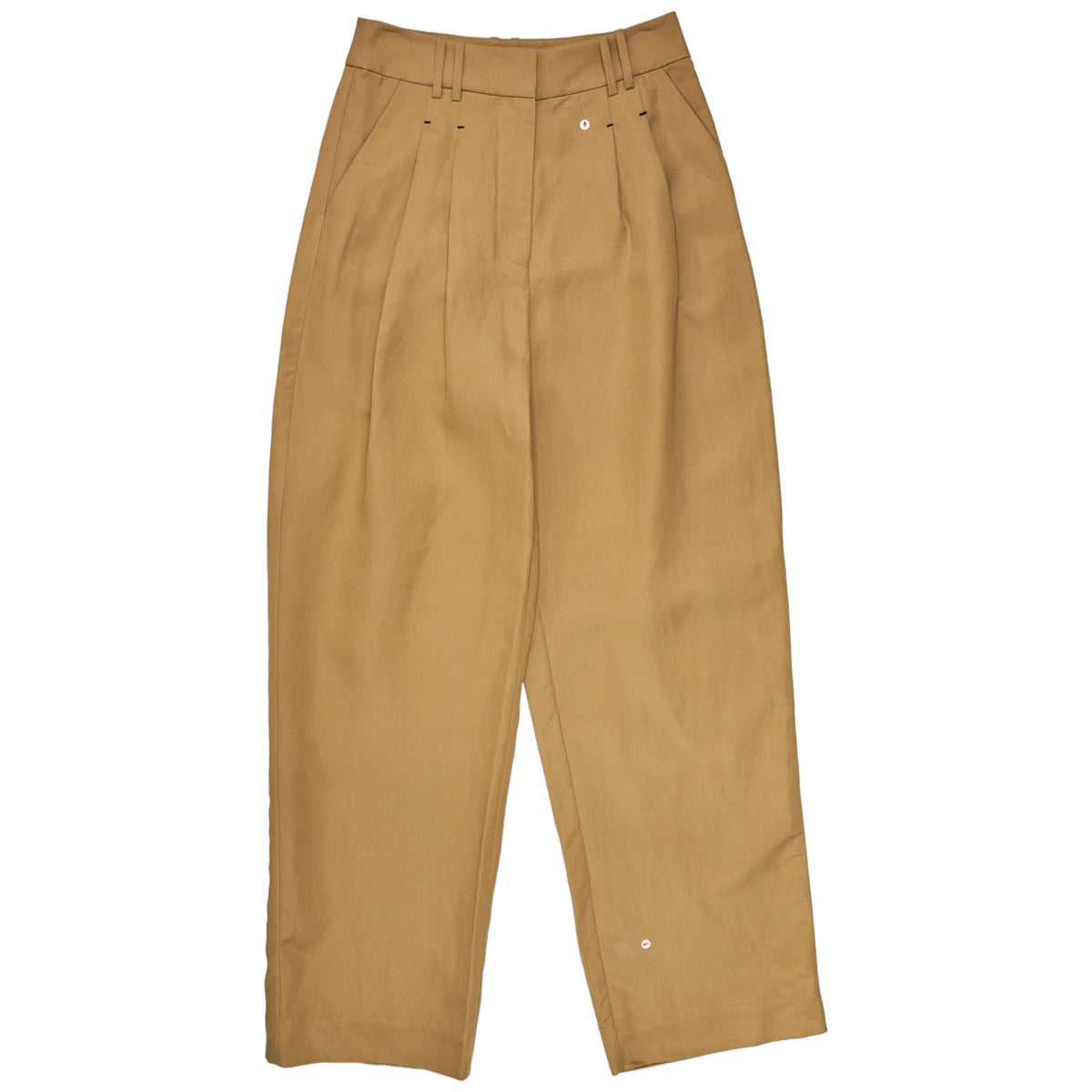 Sunset Lover Taupe Minu Pleat Trousers