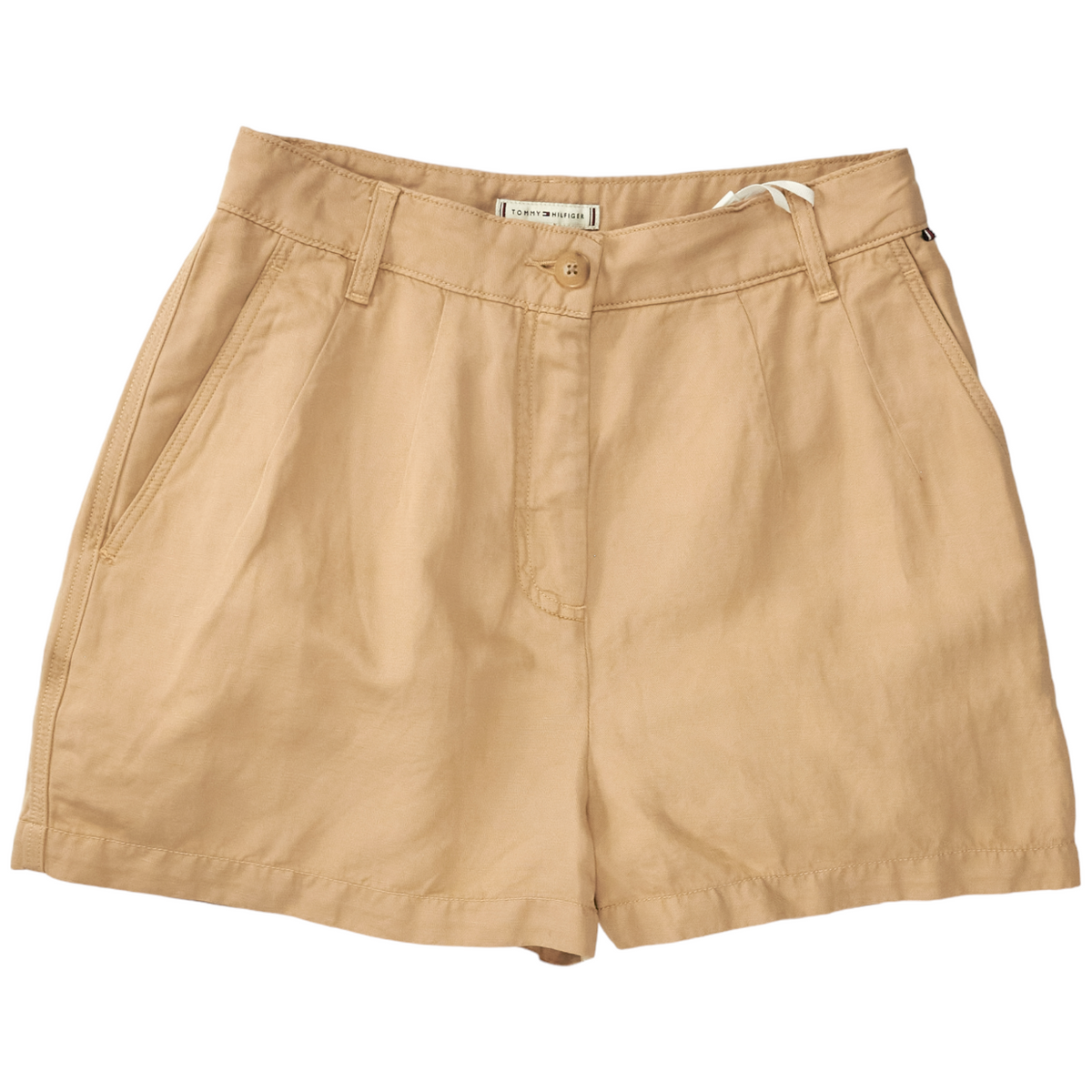 Tommy Hilfiger Wheat Cotton Linen Shorts
