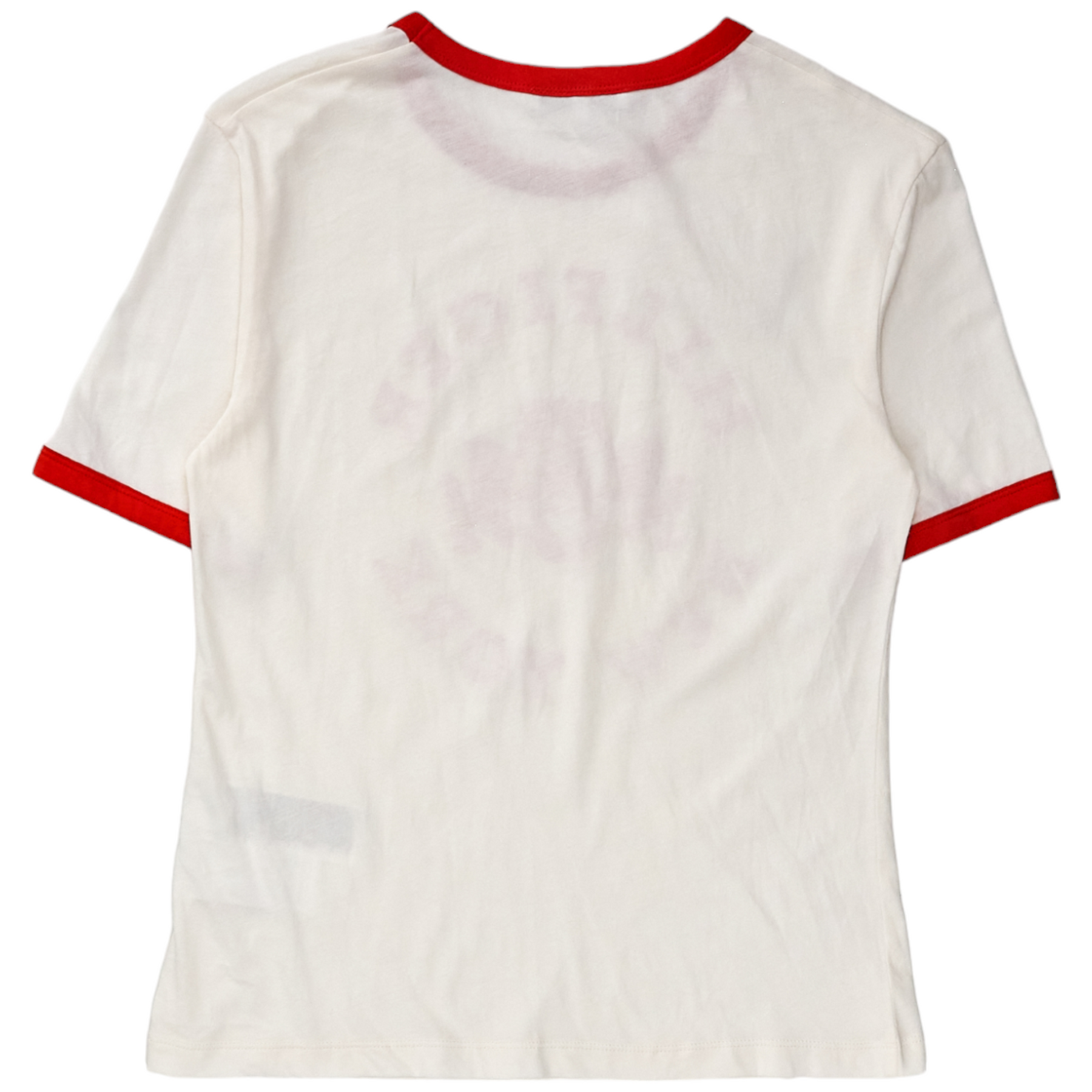 Tommy Hilfiger White/Red Varsity Flock Tee