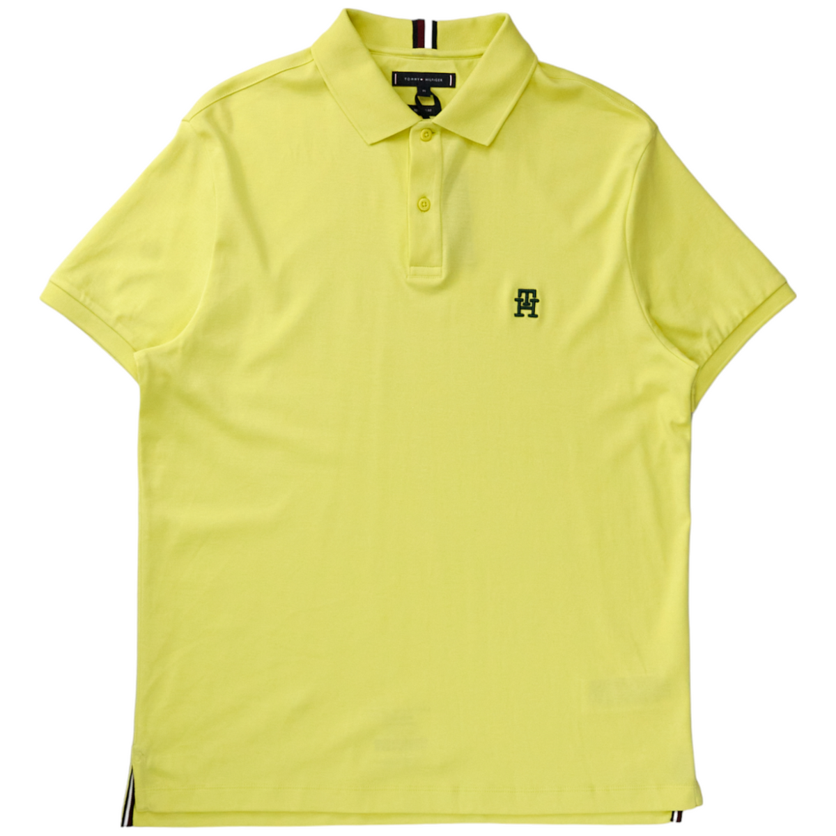 Tommy Hilfiger Yellow Interlock Polo Shirt