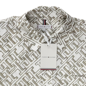 Tommy Hilfiger White Monogram Oversized Shirt