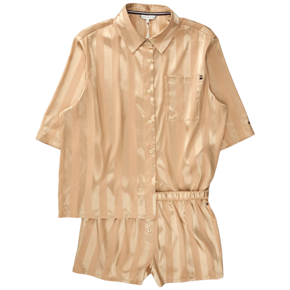 Tommy Hilfiger Blush Stripe PJ Set