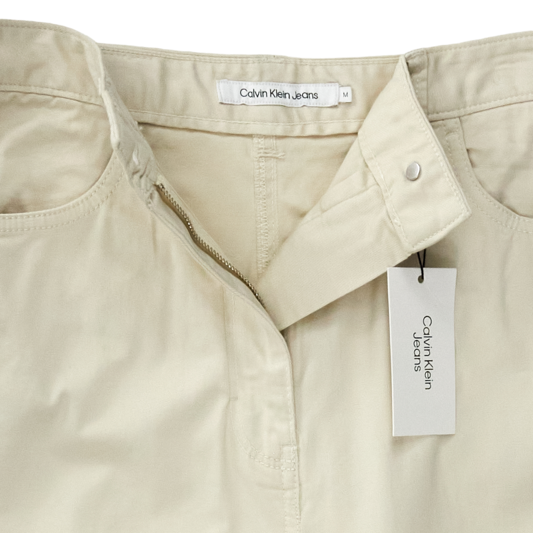 Calvin Klein Eggshell Cargo Pants