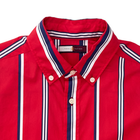 Tommy Hilfiger Red Archive Stripe Shirt