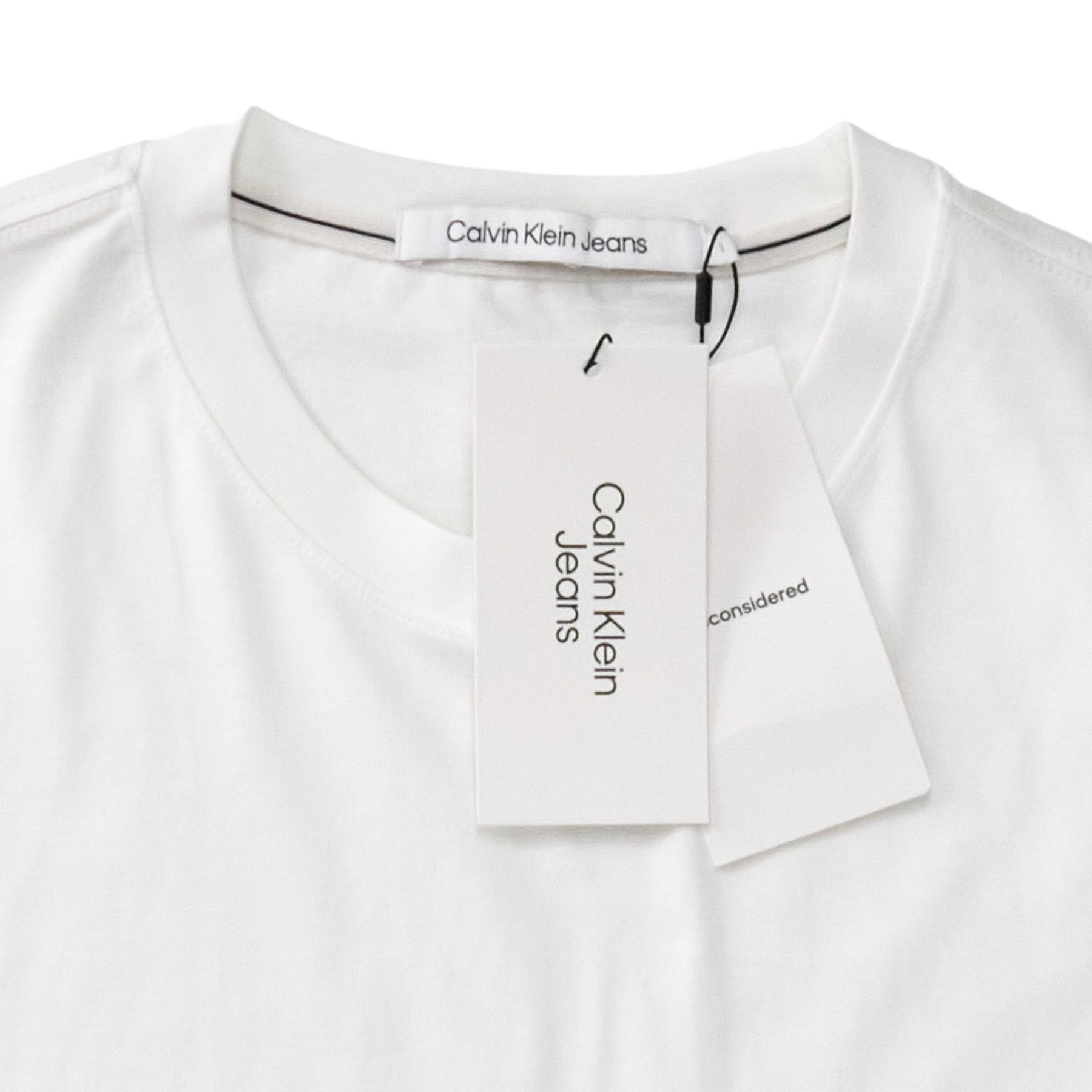 Calvin Klein Jeans White Reconsidered Tee