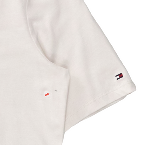 Tommy Hilfiger White MonoType Neck Tee