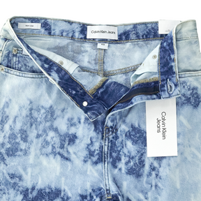 Calvin Klein Blue Acid Wash Mom Jean