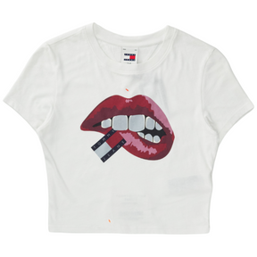 Tommy Hilfiger White Lips Tee