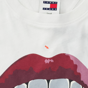 Tommy Hilfiger White Lips Tee