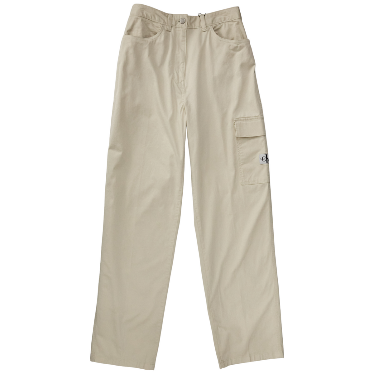 Calvin Klein Jeans Cream Cargo Pants