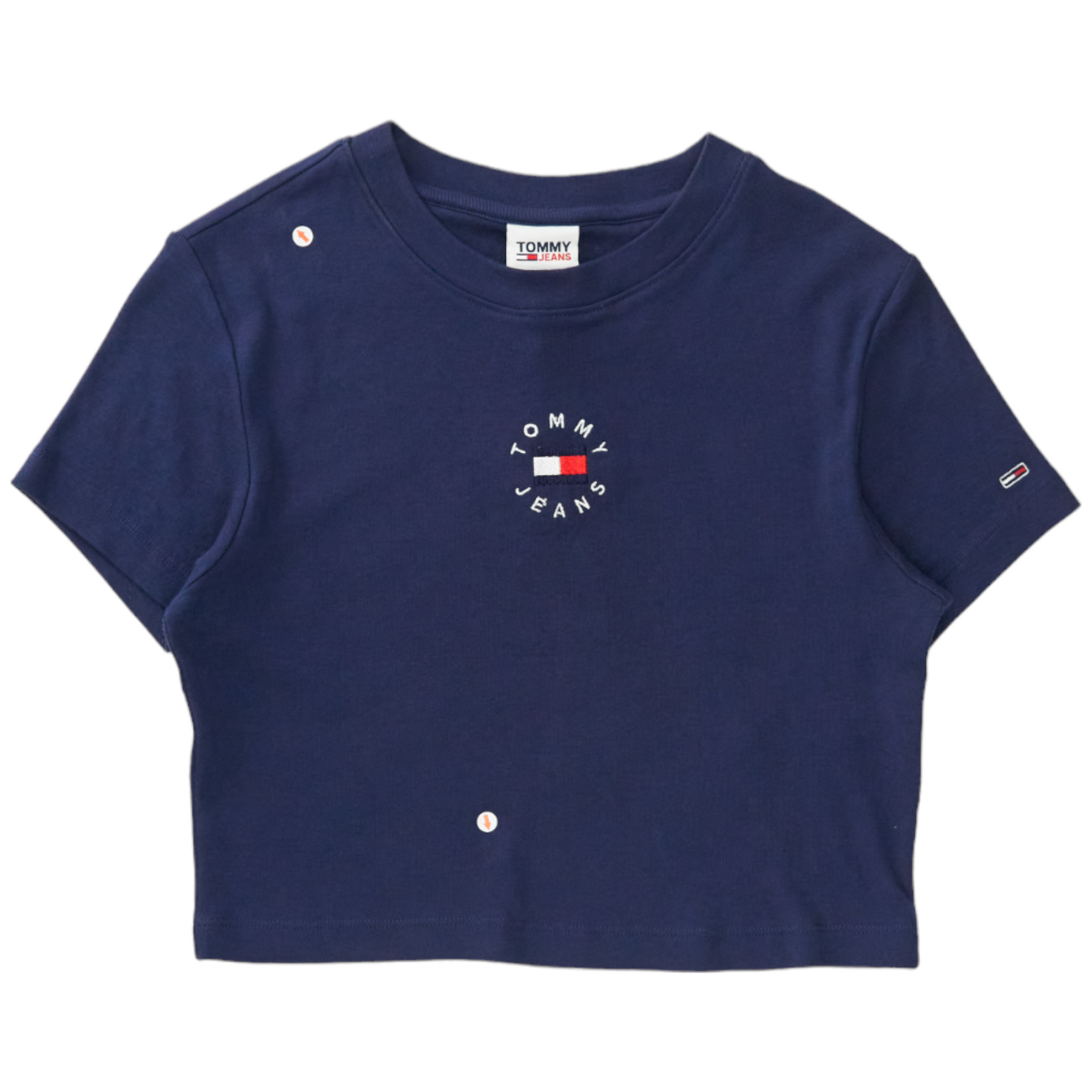 Tommy Jeans Navy Mini Crop Tee