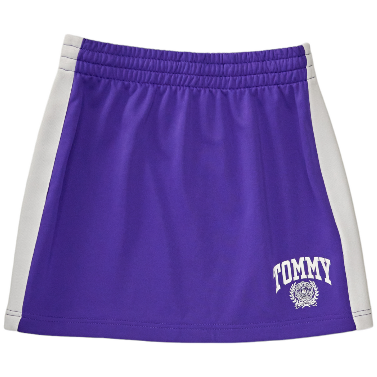 Tommy Jeans Purple Varsity Track Skirt