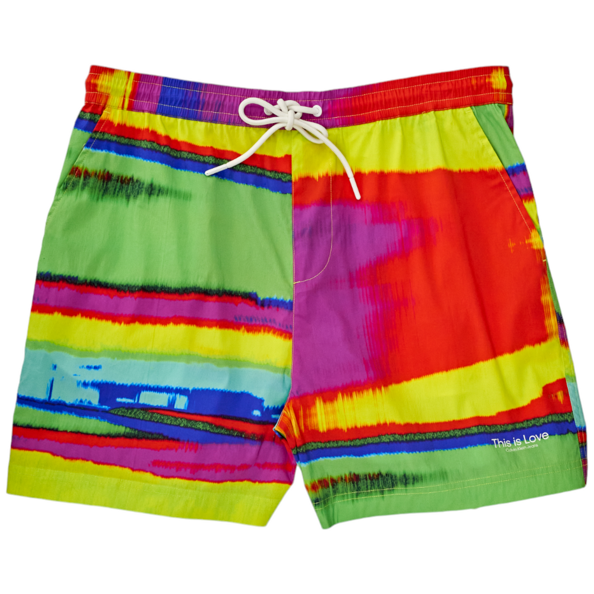 Calvin Klein Jeans Green/Multi Beach Shorts