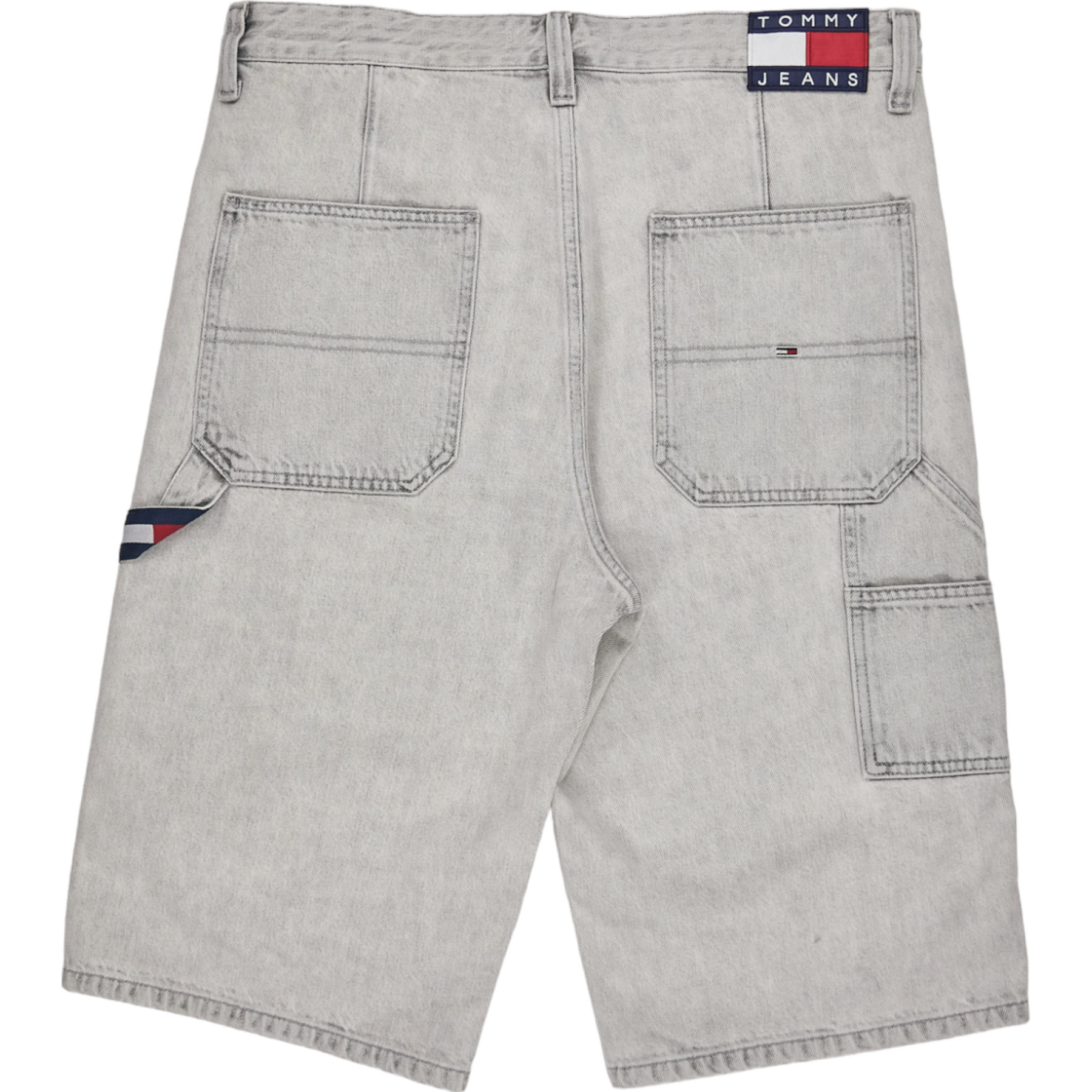 Tommy Jeans Grey Denim Jean Shorts