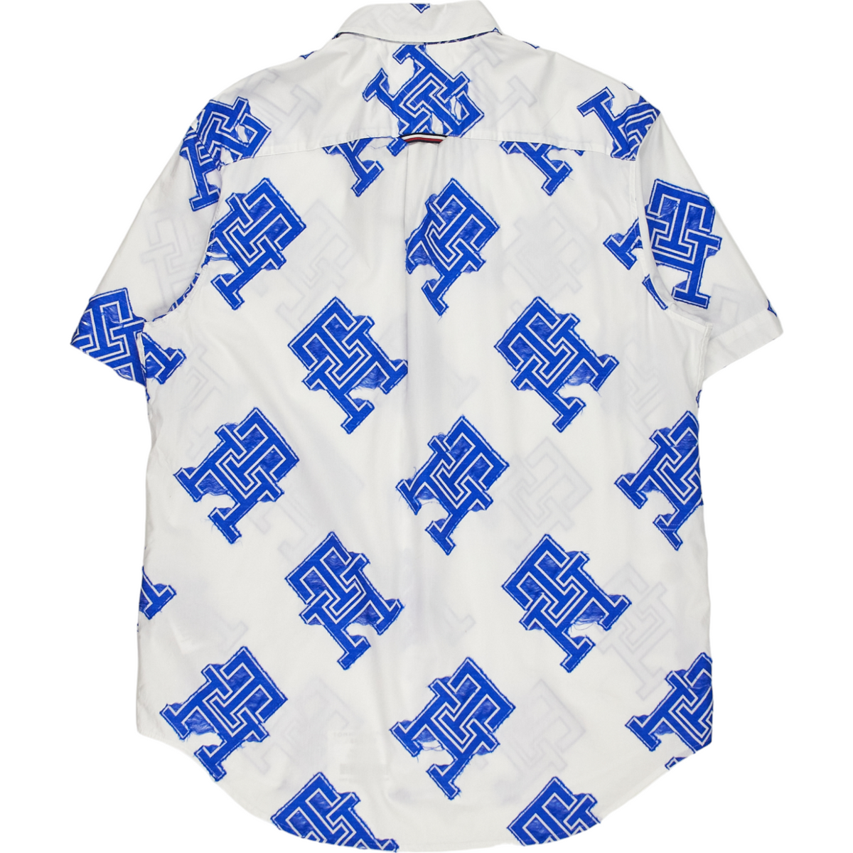 Tommy Hilfiger White/Blue Monogram Shirt