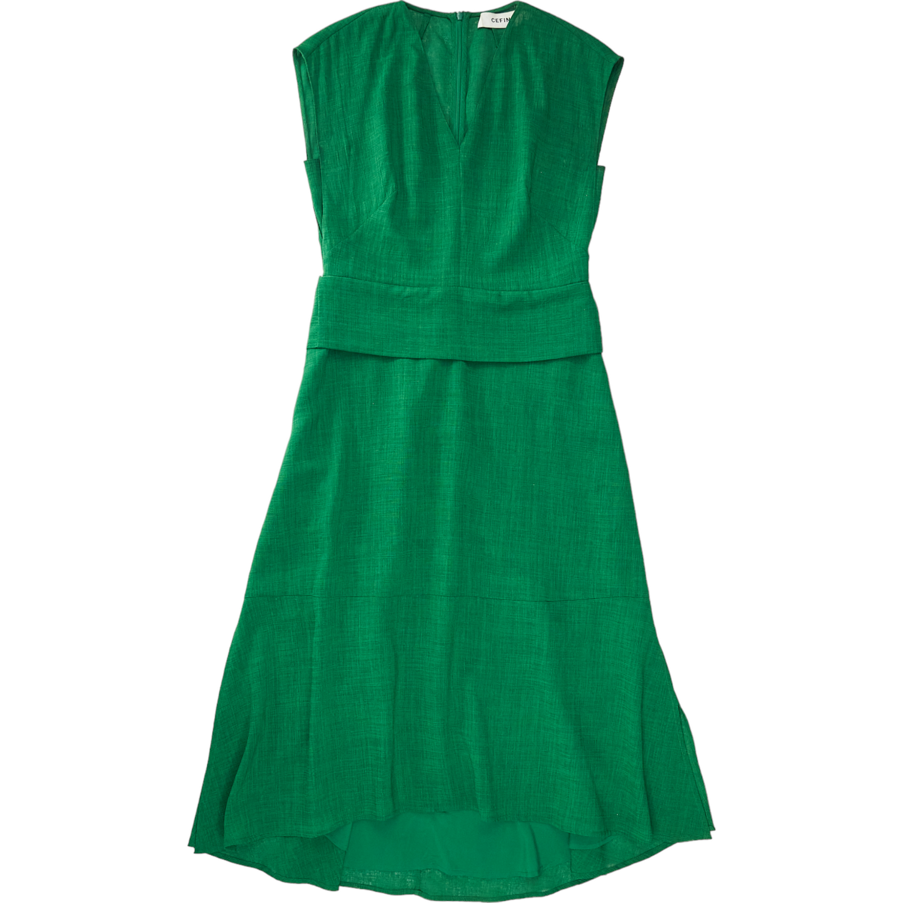 Cefinn Emerald V-Neck Midi Dress | Shop from Crisis Online Cefinn Emerald V-Neck Midi Dress | Shop from Crisis Online
