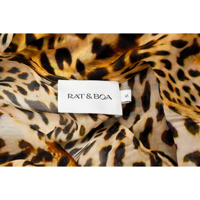 Rat & Boa Brown Leopard Print Maxi Dress