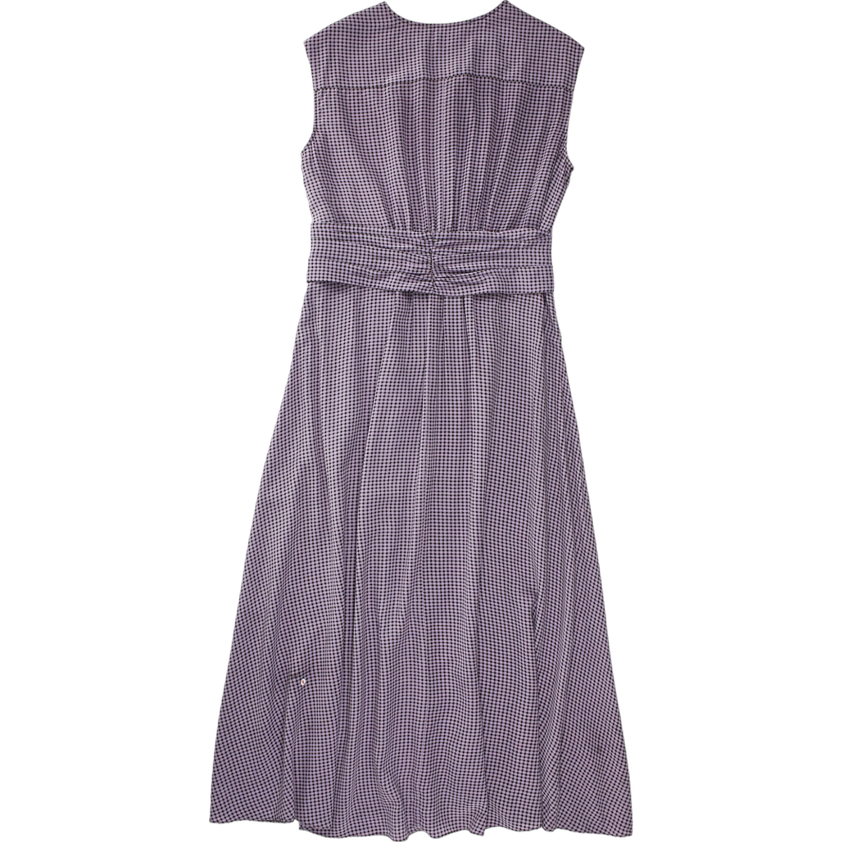Joseph Lilac/Black Check Silk Dress