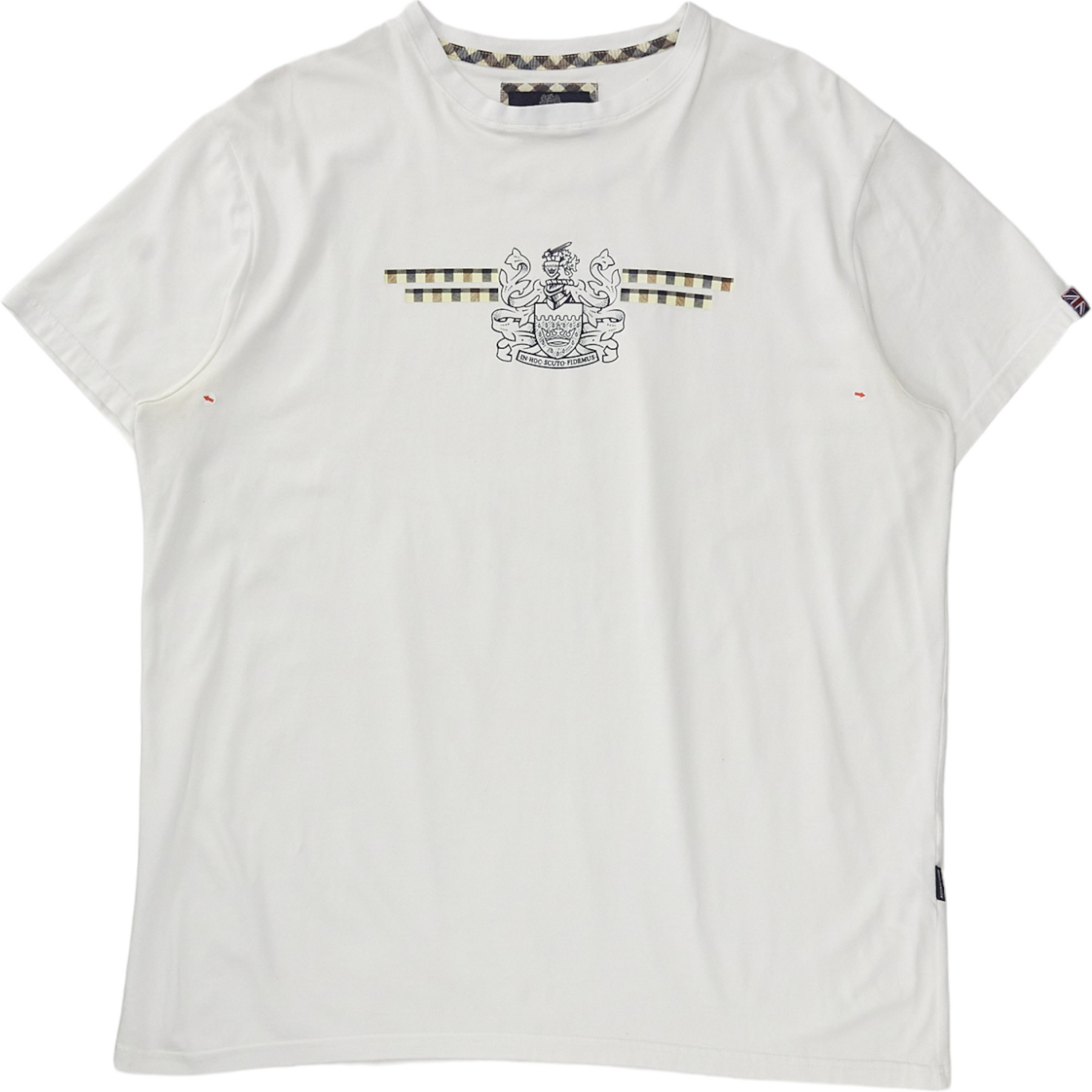 Aquascutum White Logo T-Shirt