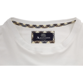 Aquascutum White Logo T-Shirt