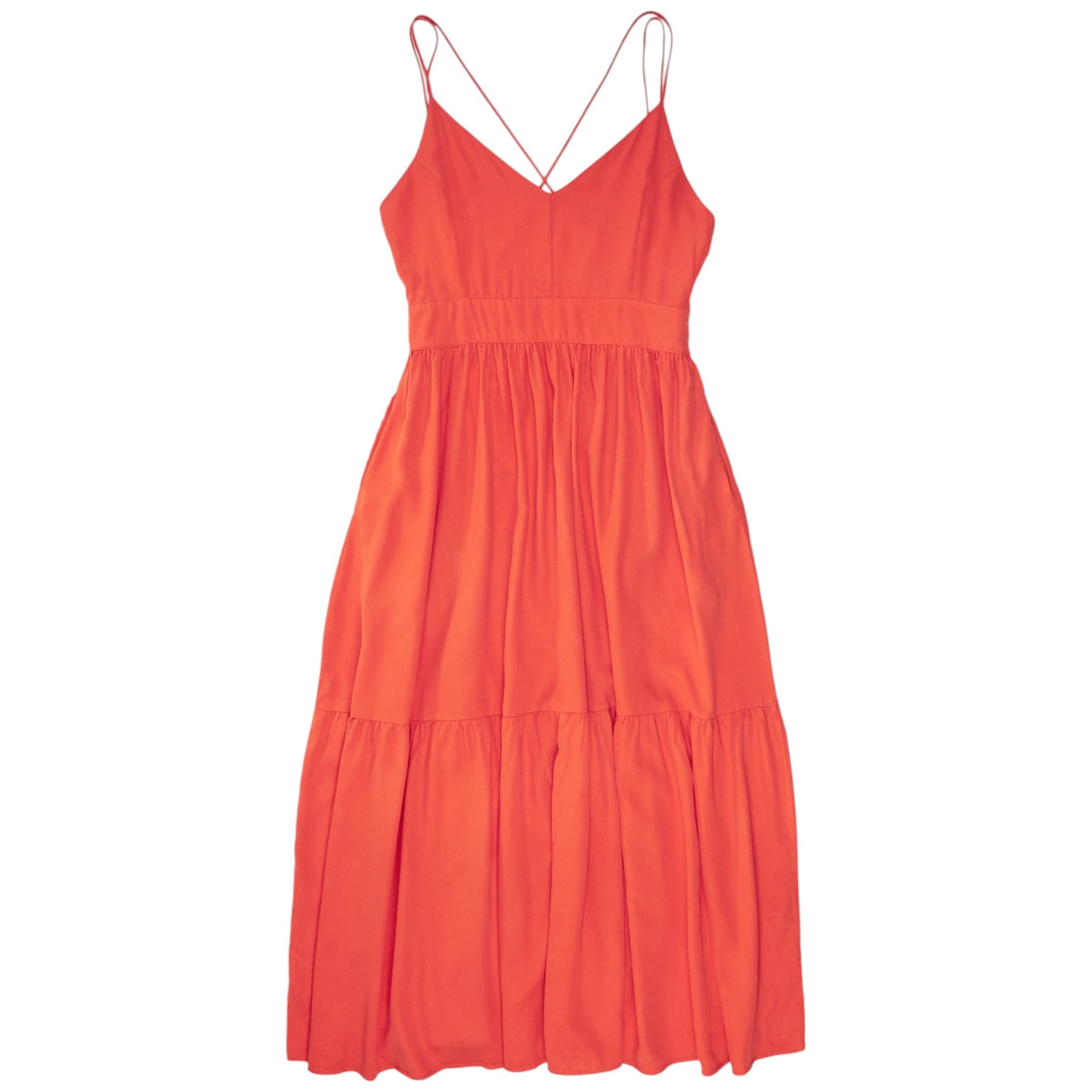 Baukjen Orange Strappy Michelle Dress