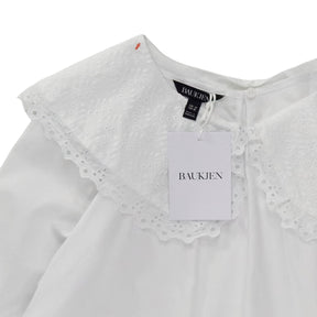 Baukjen White Rose Dress