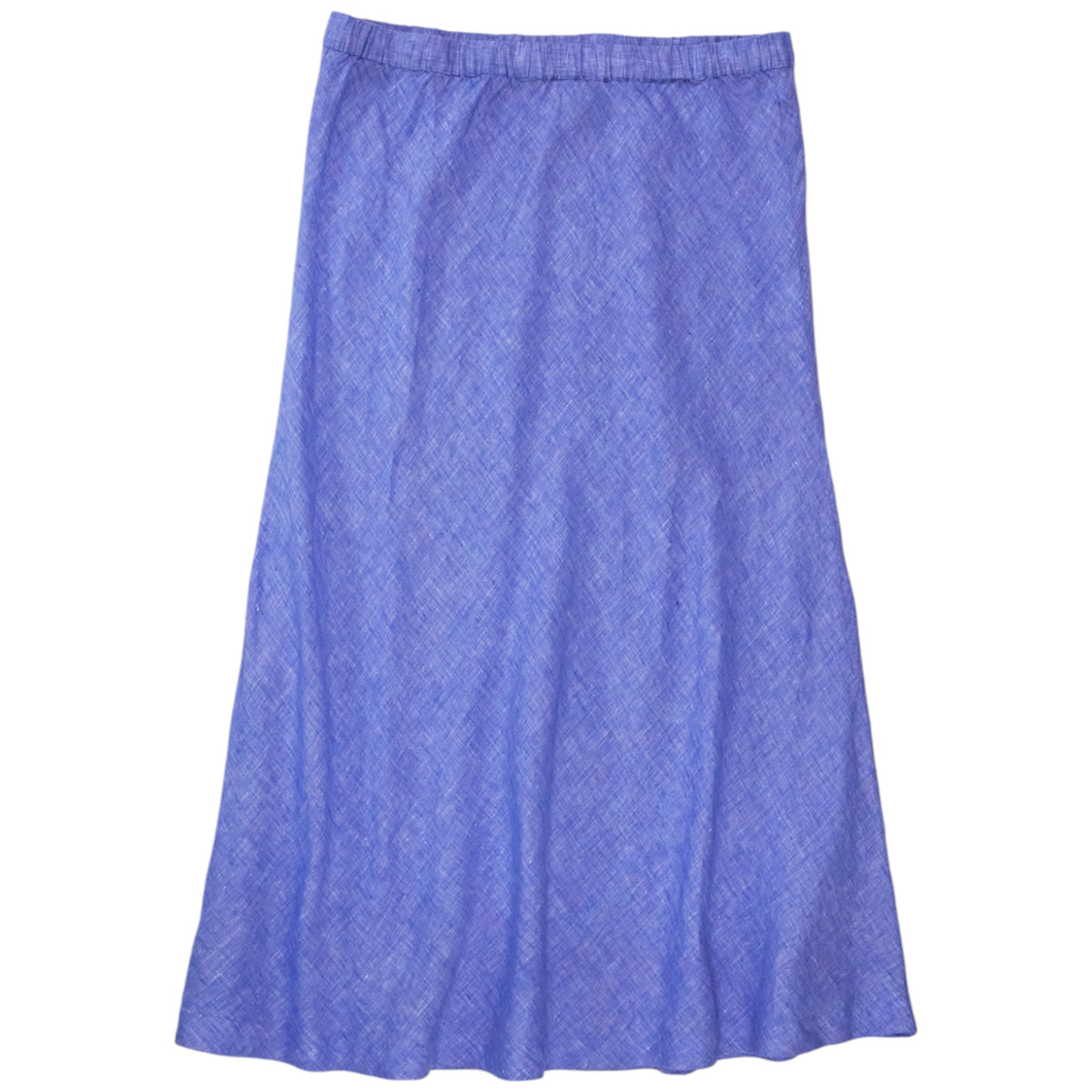 NRBY Blue Tabby Linen Skirt