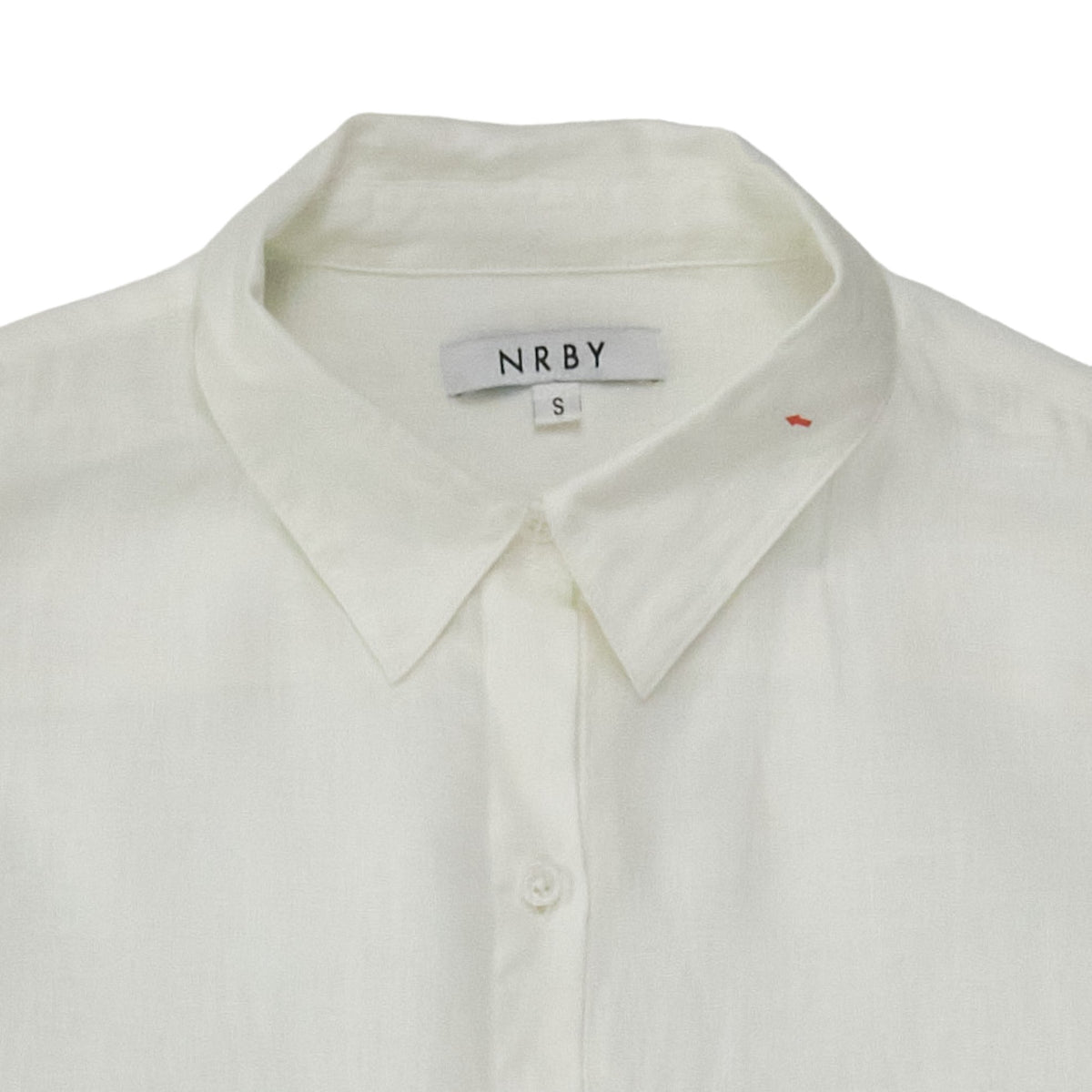 NRBY White Linen Shirt Dress