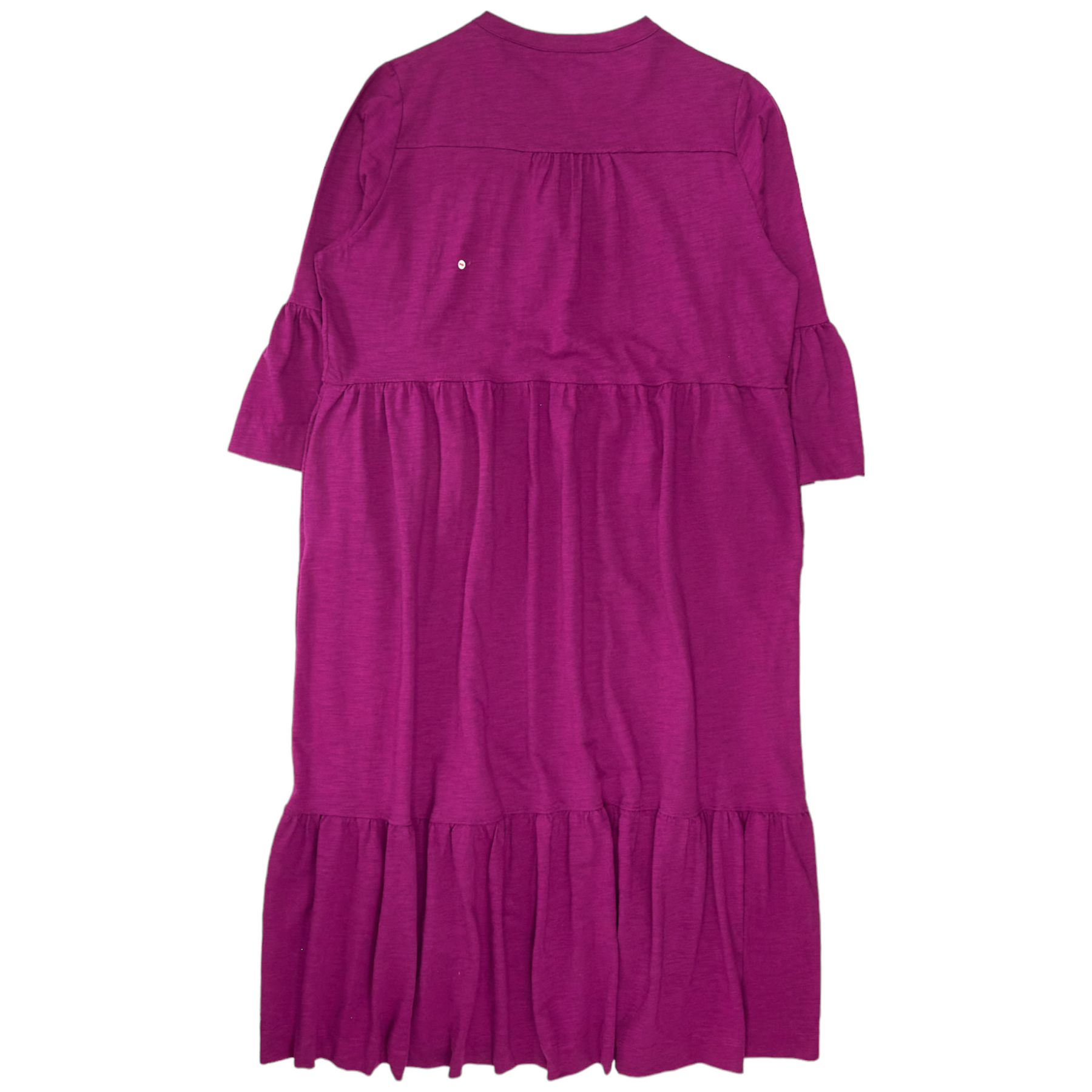 NRBY Purple Slub Tiered Dress