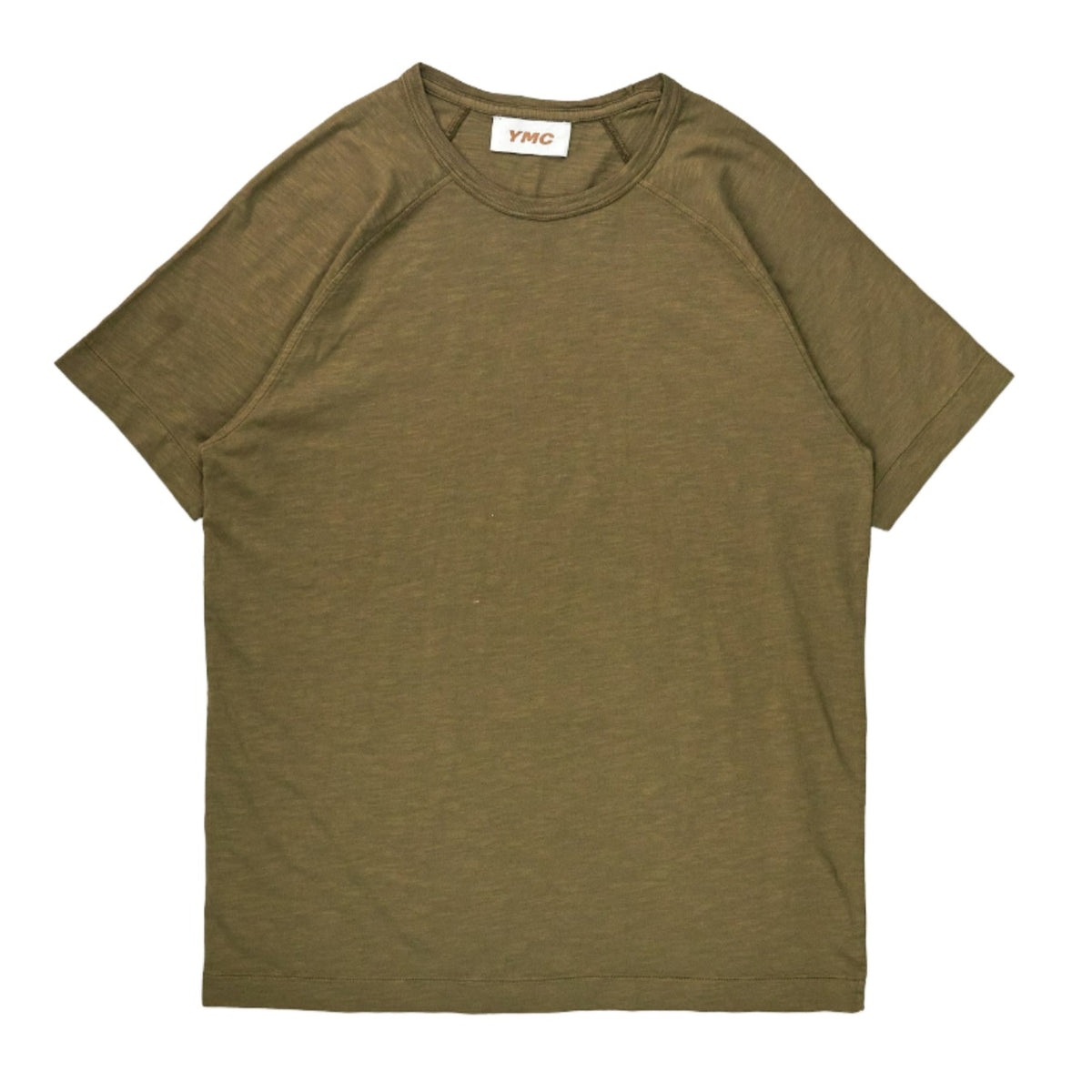 YMC Olive Marl Raglan T-Shirt