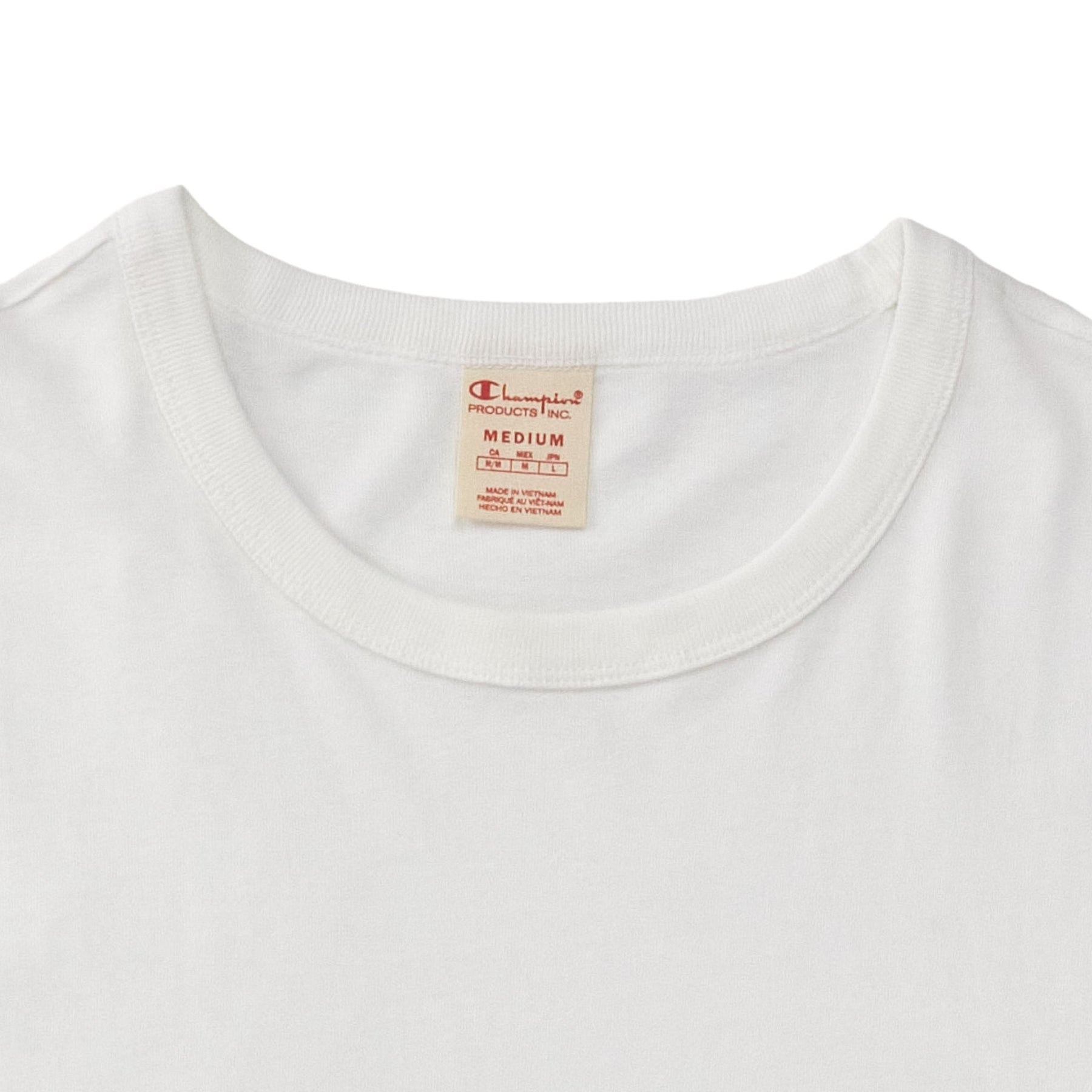 Champion White Reverse Weave Tee